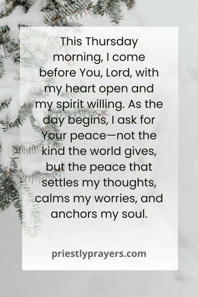 Thursday Morning Blessings and Prayers | Starting With God