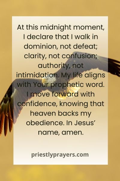 Powerful Midnight Prayers And Prophetic Declaration For Destiny