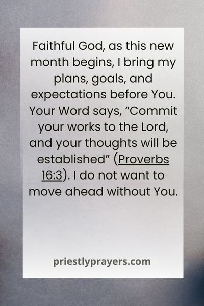 Beginning Of Month Prayer With Declaration