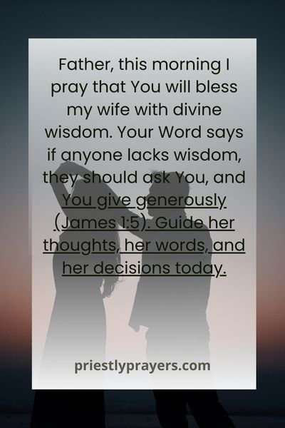 Good Morning Prayers For My Wife to Cover Her