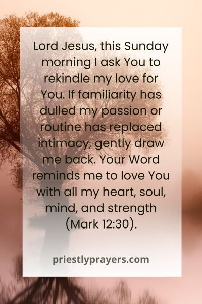 Holy Spirit–Led Sunday Morning Prayers