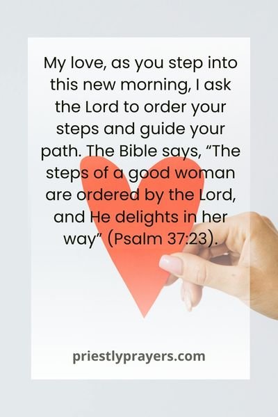 Good Morning Prayers For My Wife to Cover Her