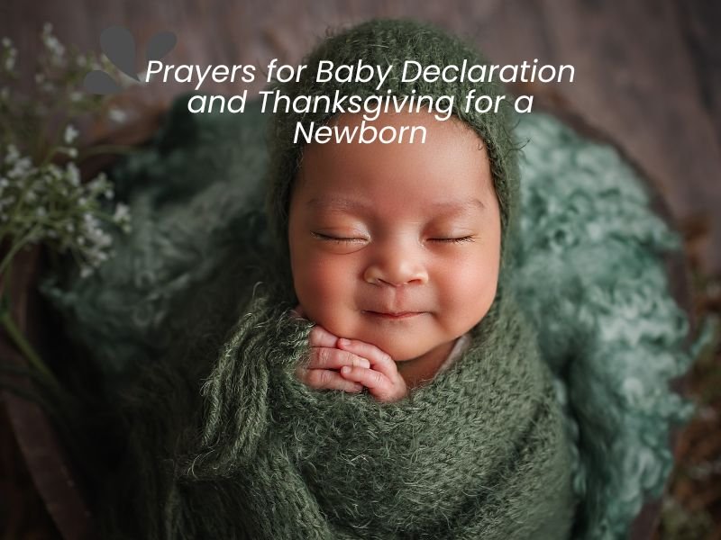 Prayers for Baby Declaration and Thanksgiving for a Newborn